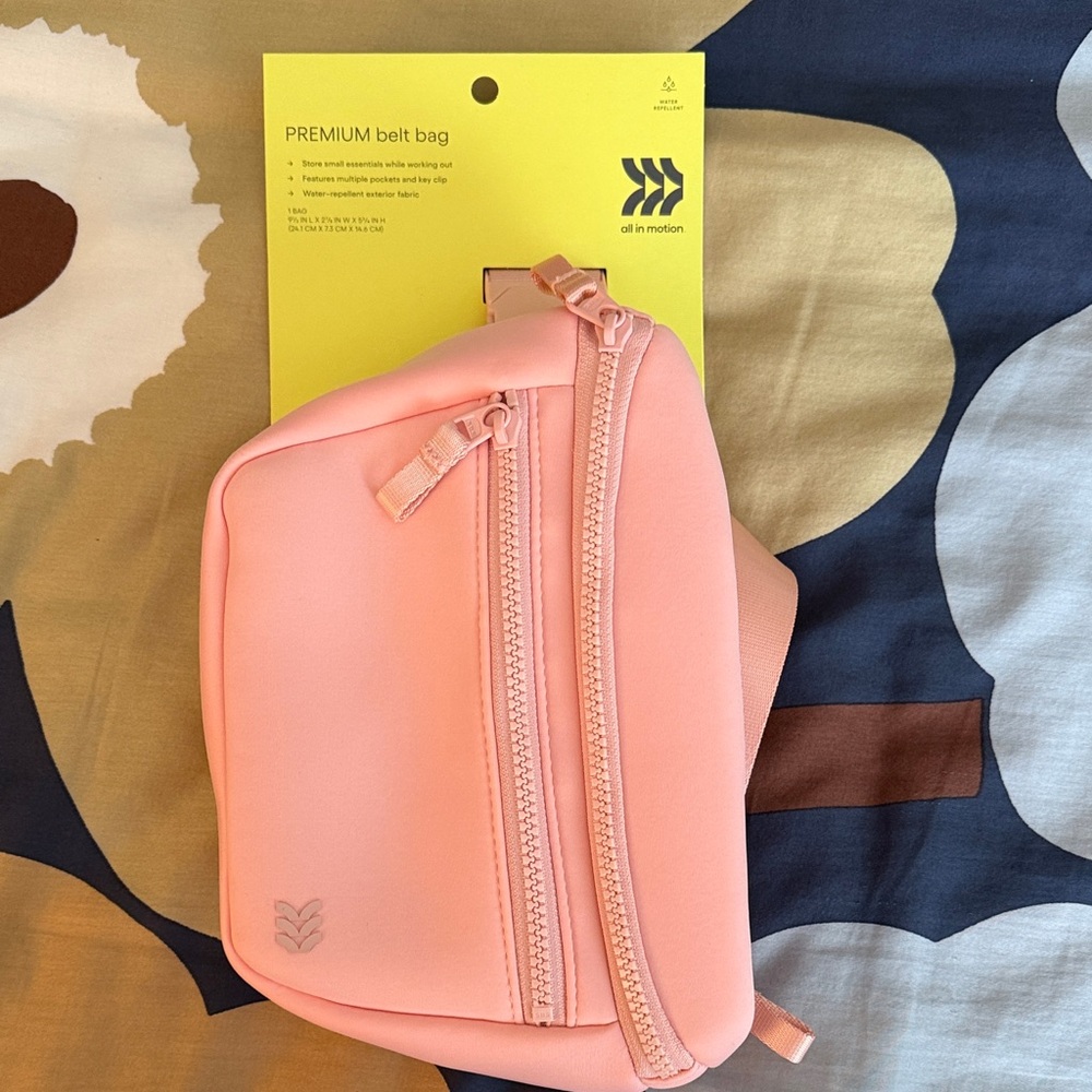 All in Motion Pinkish-Peach Crossbody Bag